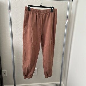 Brown sweatpants